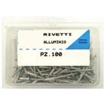 Rivetti Far Alluminio 4x12 Mm Self - Confezione Da 100 Pezzi