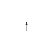 Rivetto a strappo in alluminio con testa bombata colore testa di moro 4,8x12 mm