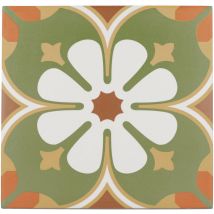 Carrelage sol / mur effet ciment à motif 20x20 cm rivoli - gigi (vendu par boite de 1m2)