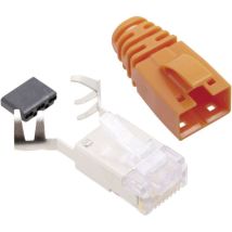 Connectique Rj45 Cat 6 Bel Stewart Connectors Ss39ore Rj45 Mâle, Droit Pôle: 8p8c Orange 1 Pc(s) D13547