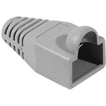 Rj45-manschette - Manchon - 6mm - Farbe Grau - Beutel Mit 10 - Zylindrisch