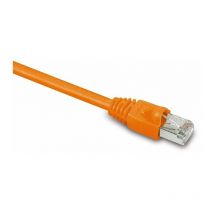 RJ45 Patchkabel s/ftp (pimf), m. CAT.7 Rohkabel, 2 m, orange