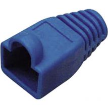 RJ45 Steckverbinder cat 6A mit Knickschutztülle 1582539 Knickschutztülle Blau 1 s - Tru Components