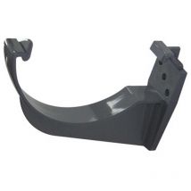 Floplast - RK1G Fascia Bracket Grey 112mm Half Round Gutter