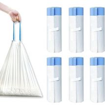 Rman Sac à litière pour chat 500 x 450 mm avec poignée de transport pour litière pour chat autonettoyant, biodégradable, durable, résistant aux