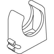 Ro-clip-rohrschelle Lichtgrau M50