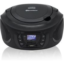Roadstar Cdr-375d+/bk Radio Portable Dab / Dab+ / Fm, Lecteur Cd-mp3, Usb, Stereo, Télécommande Noir