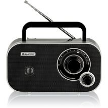 Roadstar - TRA-2235BK Radio fm Portable Analogique, sur Secteur / à Piles, Petite petit et Léger Noir - Noir