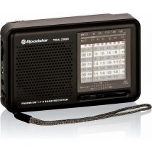 Roadstar - TRA-2989 Radio Portable Multibande am/fm/sw à Piles / sur Secteur, Écouteurs Inclus Noir - Noir