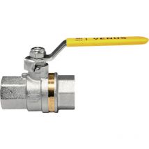 Robinet gaz - a tournant sphérique - passage intégral - f / f - diamètre 20 x 27 mm Effebi 1011g205nf