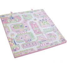 Roba - Matelas de jeu 2 parties collection 'Princesse' - Rose