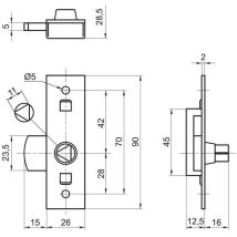 Robert-couillet Sicherheitsbatterie Edf 202-u Aus Verzinktem Stahl