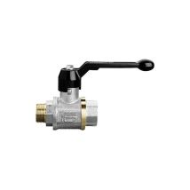 Robinet A Bille En Laiton Total Filetage Male/femelle 3/8" Avec Levier Manuel Alu