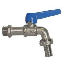 Robinet à bille incurvé avec flexible mod. eko-lux