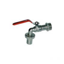 Robinet à boisseau sphérique ,Filetage male 3/4 pouce pas gaz, sortie 3/4'' , embout male canelé 15mm