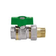 Effebi - Robinet à boisseau sphérique pour eau potable en laiton Aster ACSfem/mâle DN25 (1')