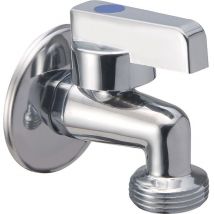 Ferrari Srl - Robinet à boisseau sphérique de luxe pour lave-linge 1/2' x 3/4' - Idrhaus