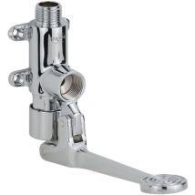Rubinetterie Mcm - Robinet à pédale temporisé à eau unique pour installation au sol ou au mur mcm 905700 3 secondes