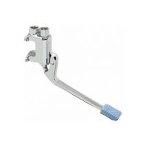 Idral Rubinetteria - Robinet à pied pour montage mural avec vanne en matériau autolubrifiant Idral 02064 bleu