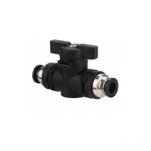 Robinet à tournant sphérique pour Aquarium, régulateur Manuel de régulateur de CO2 pour contrLe de débit d'air d'aquarium à 2 Voies, vanne de