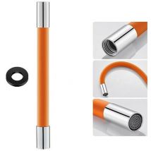 Rapanda - Robinet automatique infrarouge,Extension de robinet salle de bain balcon salle de bain rallonge de robinet bec anti-éclaboussures (orange