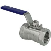 Robinet à bille 3/4 ff/ff 1 élément inox réduit