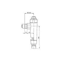 Robinet À Bouton Poussoir Complet Pour Modèle 880 Réservoir 3+6 Litres