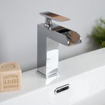 Wanda Collection - Robinet cascade pour lavabo Shannon chrome