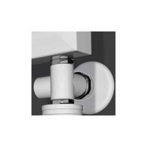 Irsap - Robinet coude équerre intérieur fonctionnement mixte Blanc - VALKITSQMIST01