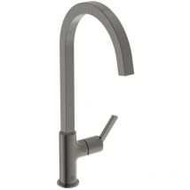 Ideal Standard - Robinet de cuisine Gusto carre gris magnetique + Nettoyant
