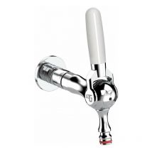 Sg Lighting - Robinet cygnus à raccord rapide avec raccord de tuyau pour composants de jardin universels IG480COL01 Chromé - Blanc