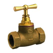 Robinet d'arrêt laiton Femelle-Femelle 1'