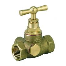 Robinet d'arrêt laiton n.f. avec purge Femelle-Femelle 1/2