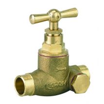 Guareski - Robinet d'arrêt laiton n.f. avec purge à souder Ø16