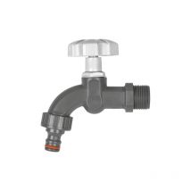 Idmar - 1/2' x 3/4' Robinet d'arrosage extérieur plastique de plastique raccord tuyau