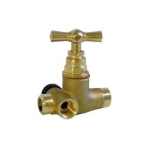 Robinet d'arrêt à souder avec purge - Diamètre : 10X12