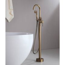 Lookshop - Robinet mitigeur bain-douche sur pied bronze - Corbeau