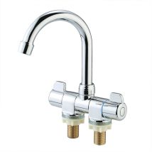 Robinet Mixeur Cuivre Rv Foldable Montage Deck/mur 360° Rotation Folding Faucet Hot Cold Water Kit Caravane Motorhome