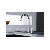 Imex Products - robinet de cuisine à levier unique chromé de la série belgica