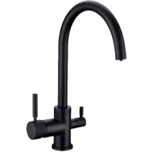 Ionfilter - Robinet De Cuisine Mitigeur 3 Voies Esla Noir