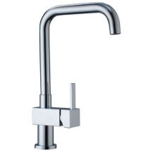 Pro Et Discount - Robinet de cuisine mitigeur dévier en laiton chromé Design