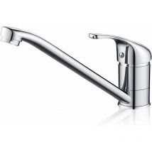 Robinet de Cuisine Mitigeur, Robinet Cuisine évier Pivotant 360 ° Évier de cuisine en Laiton, Robinet d'évier de Cuisine Chaud et Froid Avec Raccords