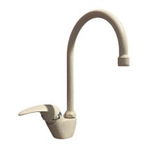 Robinet de cuisine monocommande en granit pour îlot 30x22x4,5 cm