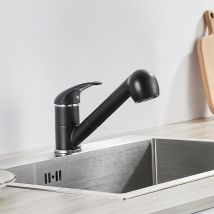 Dazhom - Robinet De Cuisine, Robinet De Cuisine Mitigeur Évier Avec Douchette Extractible, Mitigeur D'Evier De Cuisine Avec Bec Orientable 360°