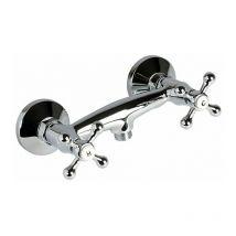 Kiamami Valentina - Robinet De Douche Externe De Style Rétro Avec Deux Poignées Série Narciso