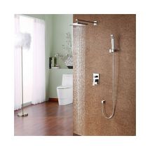 Lookshop - Robinet de douche moderne avec tête de douche en pluie 8' et pomme de douche