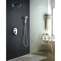 Imex - Robinet de douche mural à encastrer en acier inoxydable Série Oslo