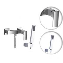 Lookshop - Robinet de douche style contemporain avec douchette à main