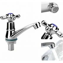 Robinet de lavabo à poignée unique, robinet mitigeur à eau froide, robinet d'eau froide, robinet d'évier de salle de bain, robinet de vestiaire