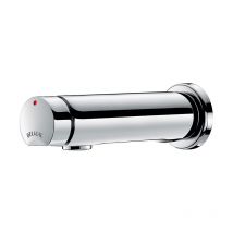 Robinet de lavabo temporisé temposoft 2 mural 7sec L.110 Delabie 741500